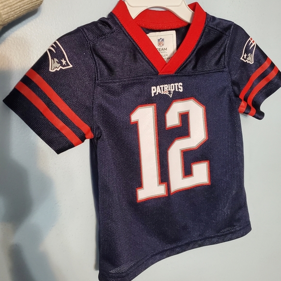 NFL Other - NWOT NFL Patriots Jersey| Infant 12-18 M| Brady Blue/Red Short sleeve Polyester